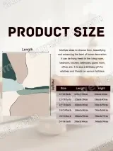 Abstract Color Block Canvas Wall Art for Living Room Bedroom Home Decor – view 7