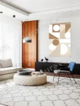 Abstract Geometric Canvas Wall Art for Minimalist Home Decor – view 5