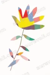 Colorful Abstract Floral Canvas Wall Art for Bedroom Living framed modern home decor