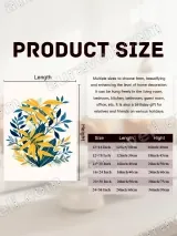 Vibrant Botanical Leaf Canvas Wall Art for Living Room Home Decor – view 7