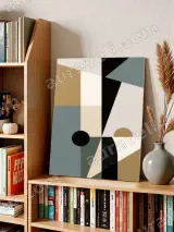 Abstract Geometric Canvas Wall Art for Living Room & Bedroom Home Decor – view 5