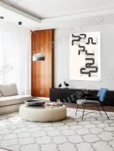 Abstract Geometric Curve Wall Art for Living Room Bedroom Home Decor – view 5