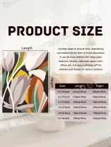 Modern Abstract Floral Canvas Wall Art for Living Room Home Decor – view 7