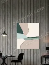 Abstract Color Block Canvas Wall Art for Living Room Bedroom Home Decor – view 2