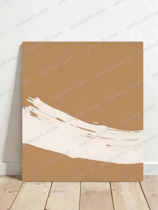 Abstract Brushstroke Canvas Wall Art for Living Room Home Decor — art print