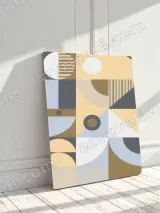 Geometric Abstract Canvas Wall Art for Living Room Bedroom Home Decor – view 3