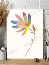 Colorful Floral Wall Art for Living Room & Bedroom Home Decor