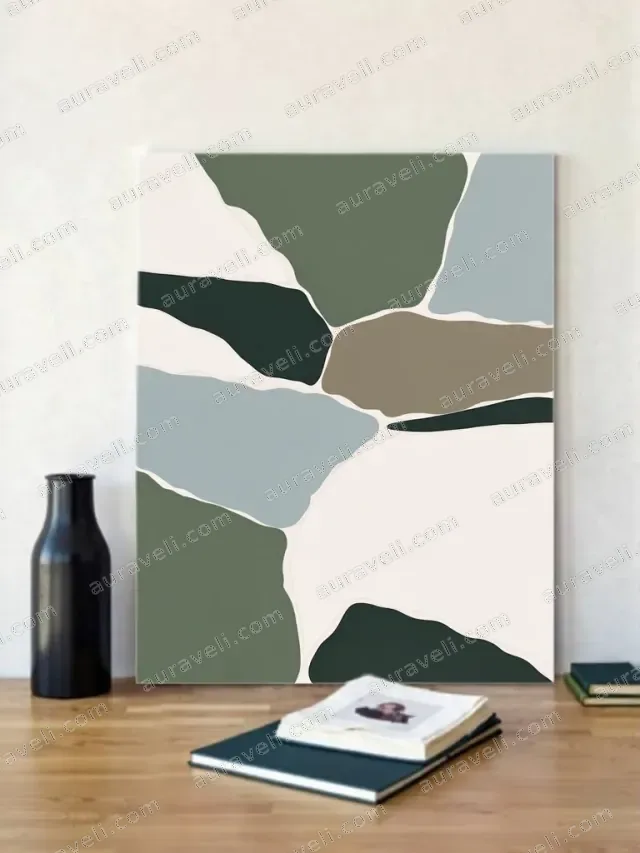 Abstract Geometric Canvas Wall Art for Living Room Bedroom Home Decor — art print