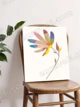 Colorful Floral Wall Art for Living Room & Bedroom Home Decor – view 4