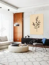 Vintage Olive Branch Canvas Wall Art for Living Room Home Decor – view 5
