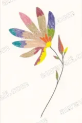 Colorful Floral Wall Art for Living Room Bedroom Home framed modern decor