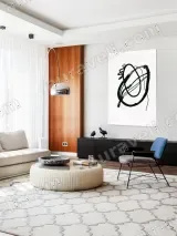 Abstract Tangled Cables Canvas Wall Art for Living Room Home Decor – view 5