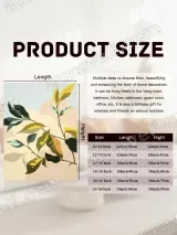 Minimalist Botanical Leaves Canvas Wall Art for Living Room Home Decor – view 7