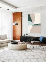 Abstract Color Block Canvas Wall Art for Living Room Bedroom Home Decor – view 5