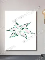 Swirled Floral Canvas Wall Art for Living Room Bedroom Home Decor – view 2