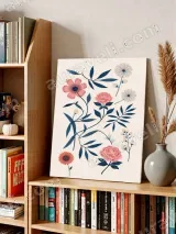 Floral Botanical Canvas Wall Art for Living Room Bedroom Home Decor – view 4