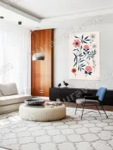 Floral Botanical Canvas Wall Art for Living Room Bedroom Home Decor – view 5