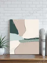 Abstract Color Block Canvas Wall Art for Living Room Bedroom Home Decor