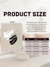Abstract Black White Brushstroke Canvas Wall Art for Modern Home Decor – view 7