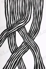 Abstract Striped Line Cross Canvas Wall Art for Living framed modern home decor