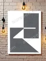 Abstract Geometric Canvas Wall Art for Living Room Home Decor