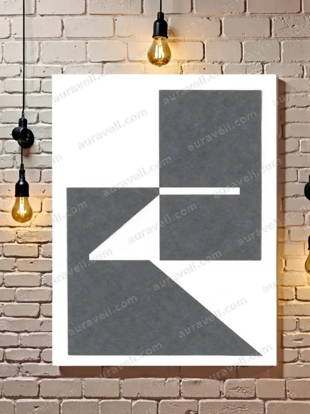 Abstract Geometric Canvas Wall Art for Living Room Home Decor — art print