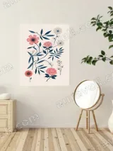 Floral Botanical Canvas Wall Art for Living Room Bedroom Home Decor – view 2