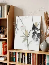 Minimalist Floral Botanical Canvas Wall Art for Living Room Home Decor – view 4
