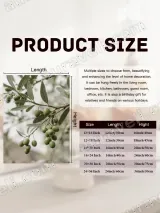 Green Olive Branch Canvas Wall Art for Living Room Home Decor – view 7