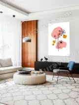 Abstract Floral Canvas Wall Art for Living Room Bedroom Home Decor – view 5