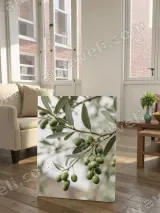 Green Olive Branch Canvas Wall Art for Living Room Home Decor – view 2
