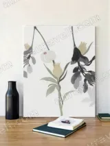 Minimalist Floral Botanical Canvas Wall Art for Living Room Home Decor – view 2