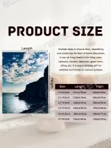 Coastal Cliff Ocean Canvas Wall Art for Living Room Bedroom Home Decor – view 7
