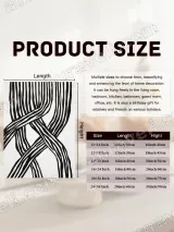 Abstract Line Weave Canvas Wall Art for Living Room Home Decor – view 7