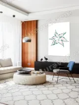 Swirled Floral Canvas Wall Art for Living Room Bedroom Home Decor – view 5