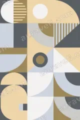 Abstract Geometric Canvas Wall Art for Living Room Home framed modern decor
