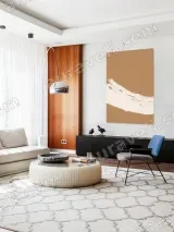 Abstract Brushstroke Canvas Wall Art for Living Room Home Decor – view 5