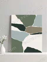 Abstract Geometric Canvas Wall Art for Living Room Bedroom Home Decor – view 2