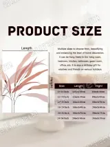 Abstract Blush Pink Botanical Leaves Canvas Wall Art for Living Room Bedroom Decor – view 7