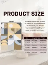 Geometric Abstract Canvas Wall Art for Living Room Bedroom Home Decor – view 7