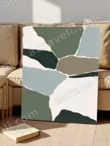 Abstract Geometric Canvas Wall Art for Living Room Bedroom Home Decor – view 4