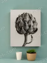 Artichoke Botanical Canvas Wall Art for Living Room Decor – view 3